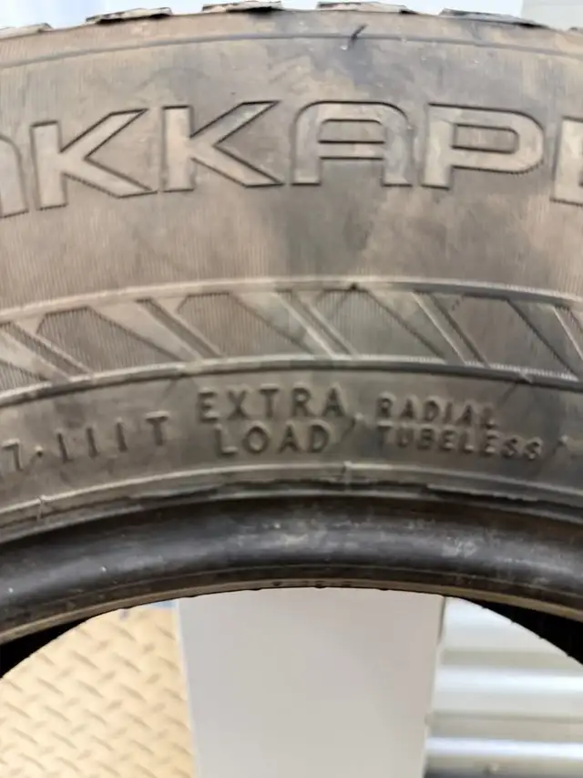 90% tread. 245/65 R17 Winter Tires Nokian Hakkapeliitta 10 in Tires & Rims in Mississauga / Peel Region - Image 4