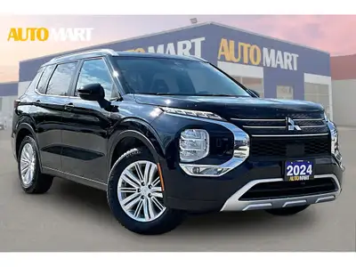 2024 Mitsubishi Outlander SE 4WD A top-performing 7-passenger SUV with AWD capability, Apple CarPlay...