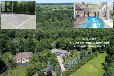 Breathtaking Mansion Perched On 1.73 Private Acres Of Vast Manicured Gardens & Panoramic Lush Greene...