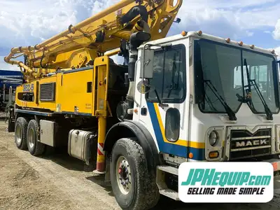 2014 Putzmeister 38M Concrete Pump on 2015 Mack MRU613 WE SHIP DIRECT TO YOU, USA, and Worldwide!! F...