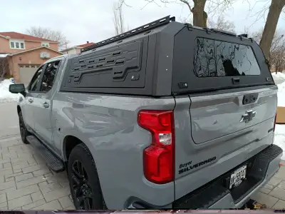 4x4cap.com Aluminum made brand new Cap Topper installed Fit for 2019 Chevrolet Silverado/GMC Sierra...