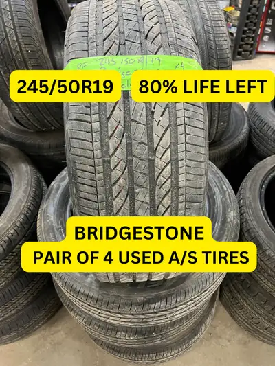 FREE INSTALLATION AND BALANCING ON NEW AND USED TIRES WITH A PURCHASE! NO DISPOSAL! NO OTHER HIDDEN...