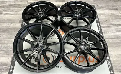 Mercedes Replica MB1 Matt Black Wheels Fits Mercedes Cars, GLA, GLB, GLC Wheel Size: 19x8.0J Offset:...
