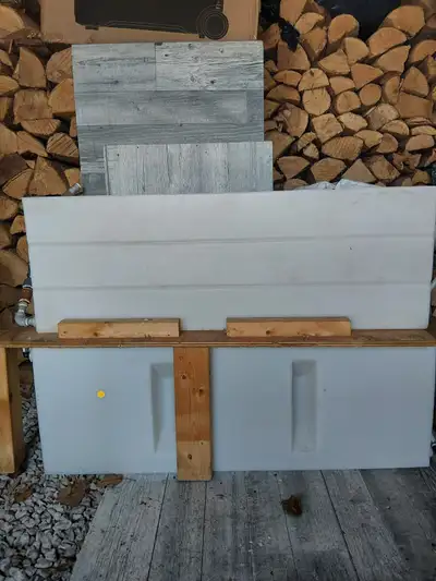 Two rectangular water tanks, approx. 34 gallons each (40” L x 14” W x 14” H). Great size for van con...