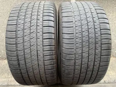 A nice PAIR of all season Michelin performance tires in great shape (2 TIRES ONLY) size 275 35 19 27...