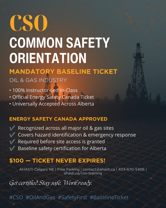 Common Safety Orientation (CSO) – September 13, 2026