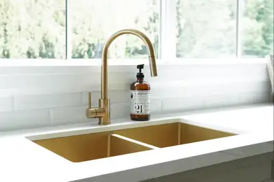 Affordable kitchen countertop with free sink, View more