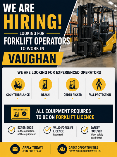 HIIRING FORKLIFT OPERATORS, View more