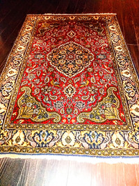 Handmade Persian Rug (Wool), 5 Feet × 3.5 Feet