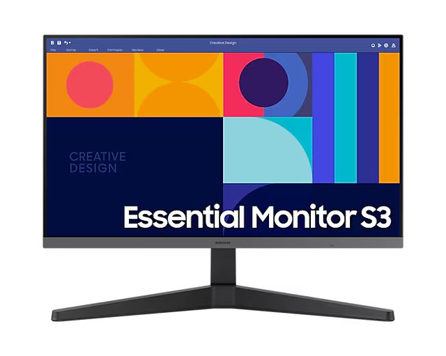 S24C330GAN Samsung 24 Inch  Essential Monitor Brand New !! in Desktop Computers in City of Toronto