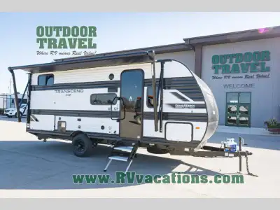 Grand Design Transcend One travel trailer 161BH highlights: Double-Size Bunks Unobstructed Pass-Thru...