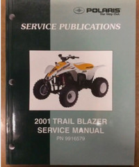 Bk. POLARIS 9916579 SHOP MANUAL 01 TRAIL BLAZER E1