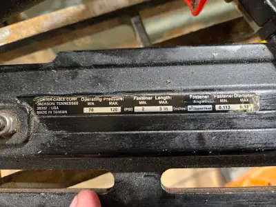 Porter Cable Framing Nailer, View more
