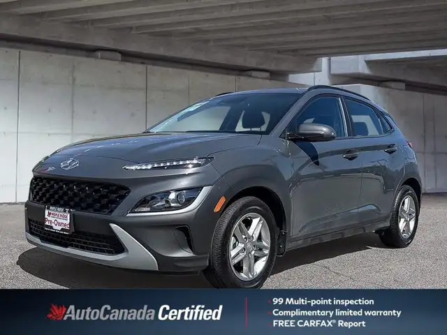 2023 Hyundai Kona Essential | One Owner | Local BC | Back up