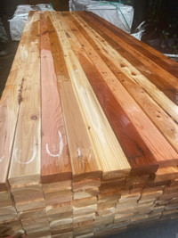 SELLING LIFTS OF 2X4 CEDAR  S4S FENCING 6' 8' 10' 12'  $0.75/FT