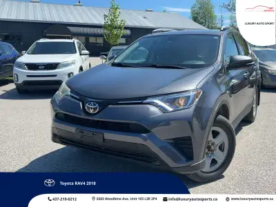 Welcome to LUXURY AUTO SPORTS. ???? 2018 Toyota RAV4 LE AWD $13,990! SAFETY INCLUDED! ???? Reliable...