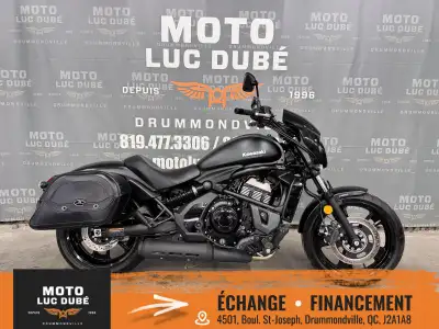 2021 Kawasaki Vulcan S 650 ABS Kawasaki Vulcan S 650 ABS 2021 39 544 KM FREINS ABS PARE-BRISE SACOCH...