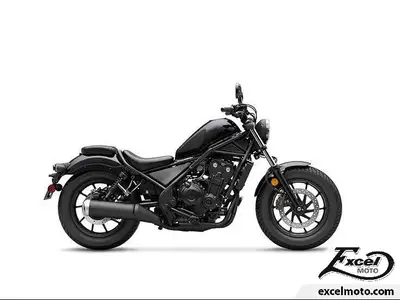Excel Moto 2026 Honda REBEL 500 Honda REBEL 500 2026 HONDA REBEL500 2026 noir Prix incluant les frai...