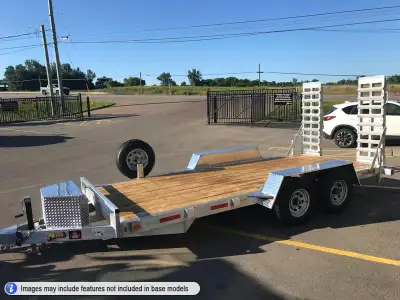 Miska 5 Ton Aluminum Low Bed Equipment Float Trailer - Canadian Made Starting at just $7,895.00 - Fi...