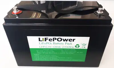 New Lithium Battery LiFePO4 20Ah 100Ah 120Ah 12V Voltage : 12.8V Capacity: 20Ah / 100Ah / 120Ah Max....
