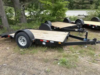 Canada Trailer Gravity Tilt 7' x 12' -7K GVWR:7,000 lbs AXLES: (1) 7,000 lbs Axles w/ Easy Lube Spin...