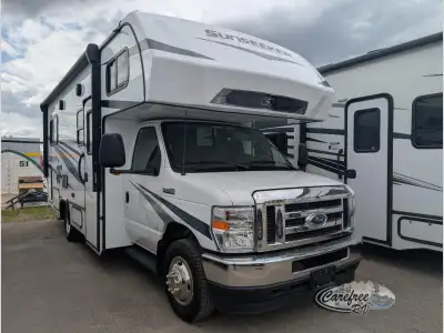 Forest River Sunseeker LE Class C gas motorhome 2150SLE highlights: Bunk Over Cab Rear Corner Bathro...