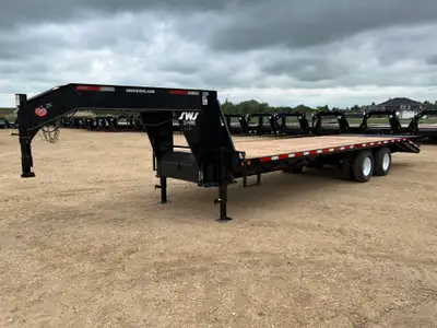 NEW 2026 SWS 8.5 x 28' Gooseneck Trailer Tandem Dual Axles 2 x 10,000 lb Axles w/ Electric Brakes on...