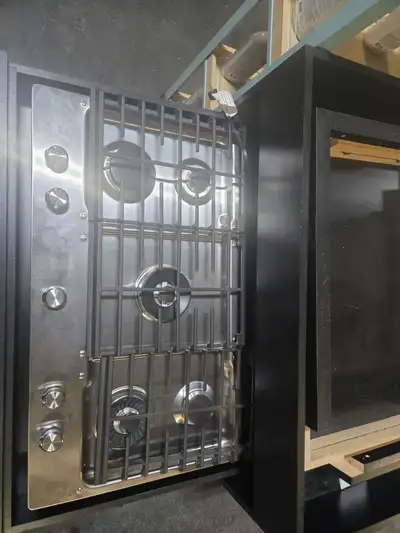 KitchenAid 36-inch Built-in Gas Cooktop with Griddle KCGS956ESS, View more