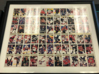 Uncut 1994 Premier Hockey Cards Framed