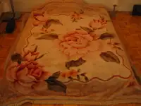 Superbe couverture ultra laineuse de lit, pour lit double