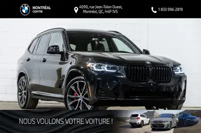 Découvrez ce superbe BMW X3 xDrive30i 2022 avec seulement 48 007 km, provenant d'un seul propriétair...