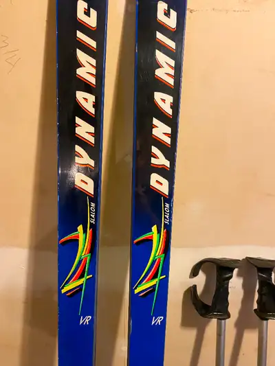 LONG SKIIS & BINDINGS $75 (LIKE NEW!), View more
