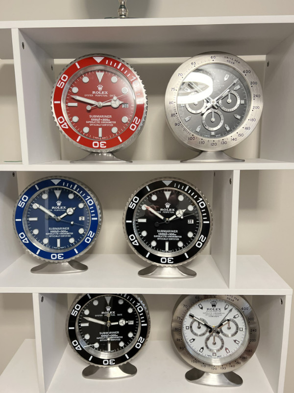 2024 PANDA New ARRIVALS Rolex Breitling Wall/Stand Clocks in Jewellery & Watches in Mississauga / Peel Region - Image 3