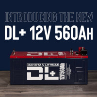 Dakota Lithium 12V 560Ah LiFePO4 6.7kW Deep Cycle, Self Heating