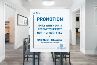 Located minutes to downtown Montreal - this location is perfect for McGill, Concordia and UQAM stude...