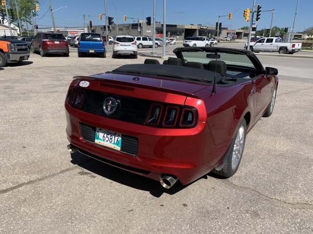 2014 Ford Mustang Premium Convertible Ruby Red ony 79,000 kms in Cars & Trucks in Winnipeg - Image 3
