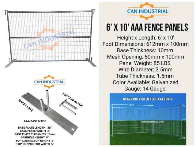 Temporary Construction Fence Panels in Other Business & Industrial in Fredericton - Image 5
