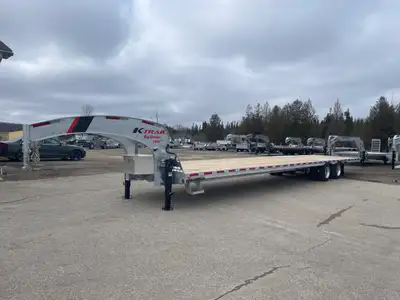 Specifications Size: 40' Straight Deck GVWR: 35,250 lbs Trailer Weight: 9,800 lbs Payload Capacity:...