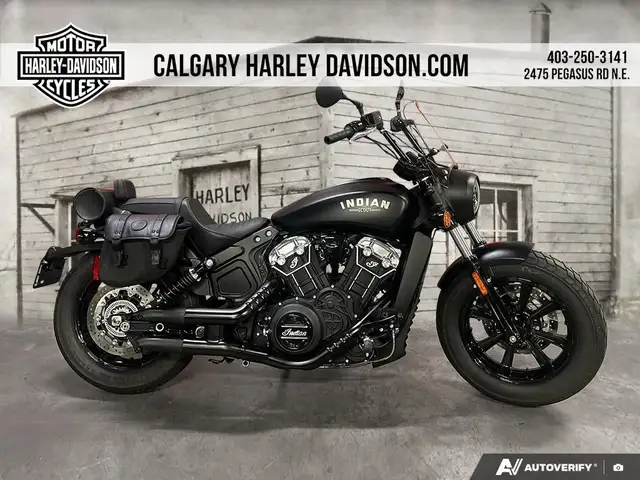 2022 Indian Motorcycle Scout(R) Bobber ABS Black Metallic in Street, Cruisers & Choppers in Calgary - Image 2