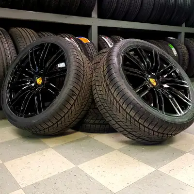 Selling 4 NEW WINTER 21" Porsche Cayenne tires & wheels Porsche Panamera tires & wheels Tires 295/35...