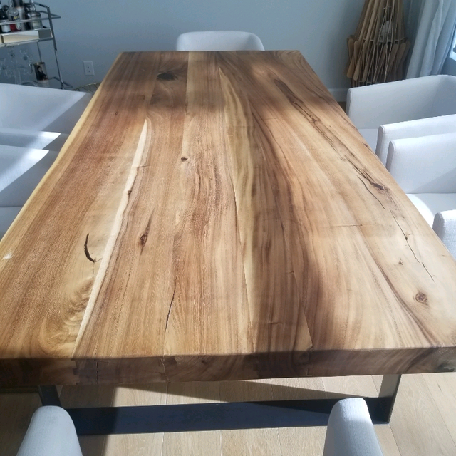Live Edge Suar Wood Dining Room Table in Dining Tables & Sets in Ottawa - Image 5