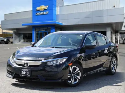 2018 Honda Civic Sedan LX Low Kilometers Reliable, efficient, and built for everyday driving, this 2...