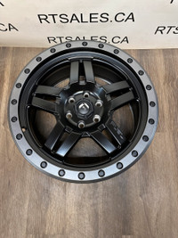 18x8 Fuel Anza Rims 6x120 Chevy Colorado GMC Canyon