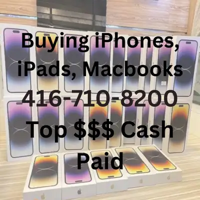Buying All Brand New Apple 15/15 Pro/15promax/14 phone For Cash!