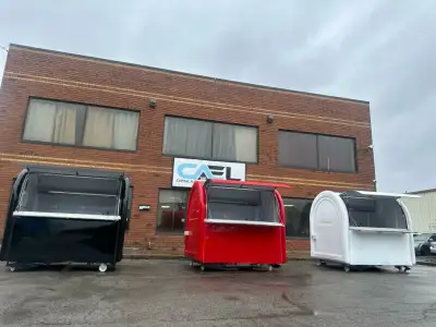 CAEL’s 7' Round Top Food Cart – Available in Multiple Colors, View more