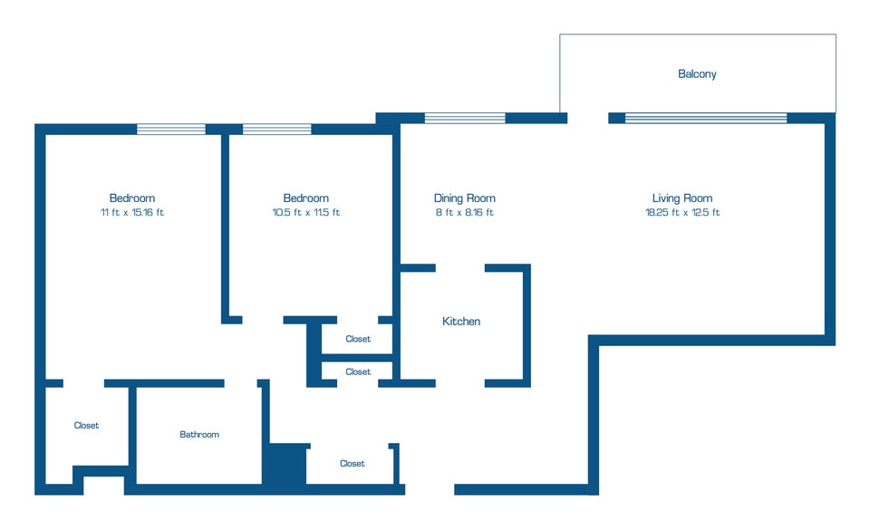 Dec 1st - Spaceious 2 Bedroom Apartment - $1,799.00 5