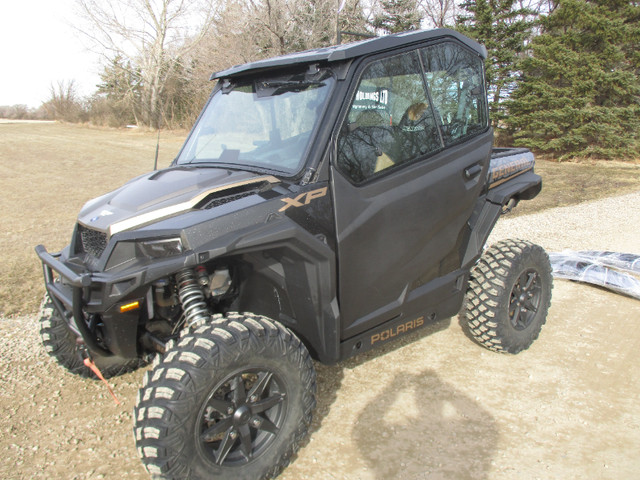 2023 POLARIS GENERAL XP 1000 PREMIUM BLK/GOLD WITH CAB in ATVs in Swift Current