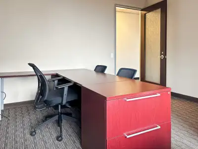 Access a bright and inspiring office space to rent designed to help teams of five to do their best w...