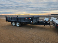 2017 used dump trailer in very good condition for sale