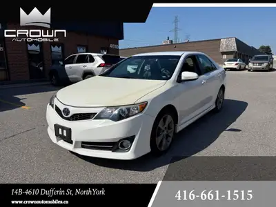 2014 TOYOTA CAMRY SE , LOADED WITH LEATHER SEATS, NAVIGATION, REAR VIEW CAMERA, ALLOY WHEELS, HEATED...